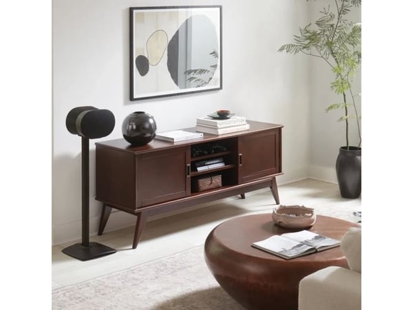 SANUS WSSE32 lattiajalustat Sonos Era 300 -kaiuttimille, musta, 2 kpl