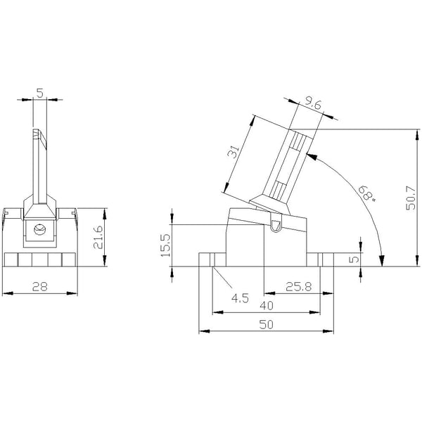 Siemens 3SE50000AV06 3SE5000-0AV06 Aktivaattori 1 kpl