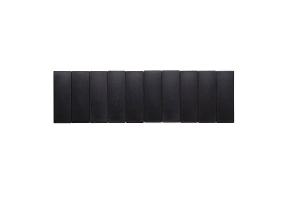 MAUL HEBEL kiinteä magneetti, tartuntavoima: 1,0 kg, musta Suorakulmainen magneetti: 54 x 19 mm, valmistettu murtumattomasta muovista (61650-90)