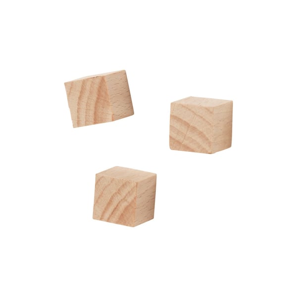 Whiteboard magnet. IKKE SUPER-STÆRK. Cube Wood. Træ 3 stk. Whiteboard magnet. IKKE SUPER-STÆRK. Cube Wood. Træ 3 stk.