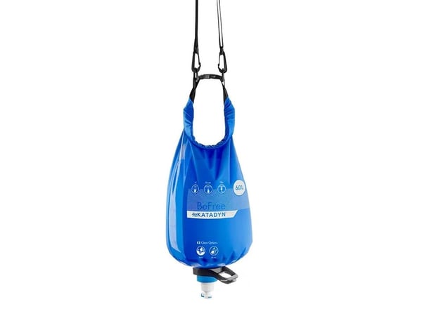 Katadyn 8020859, 6 l, Sort, Blå, 6 l, 2 l/min, Klart vann, Hvitt vann, 230 mm