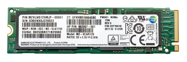 HP - SSD - 1 TB - inbyggd - M.2 2280 - PCIe 4.0 x4 (NVMe) - för HP Z1 G8, Z1 G9; Elite 600 G9, 800 G9; EliteOne 800 G8; Pro 260 G9, 400 G9; ProDesk...