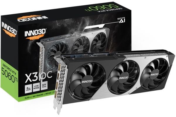 Inno3D GeForce RTX 5060 Ti X3 OC -näytönohjain, 8 GB GDDR7