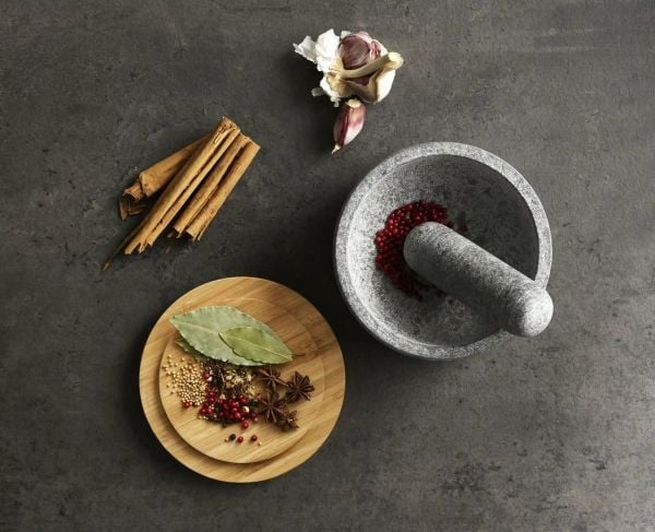 Joseph Joseph 20176, Bamboo, Grå, Mortel och mortelstöt, 155 mm, 155 mm, 130 mm, 1 styck