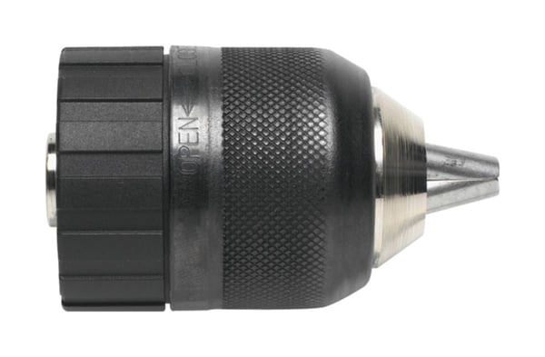 Makita 193203-4, Nøkkelløs chuck, 6,5 mm, 3/8"-24, Sort
