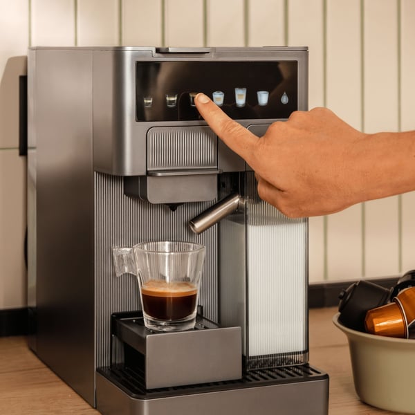 Cecotec FreeStyle Latte T, Espressokone, 1,6 L, kahvikapseli, jauhettu kahvi, 1350 W, harmaa