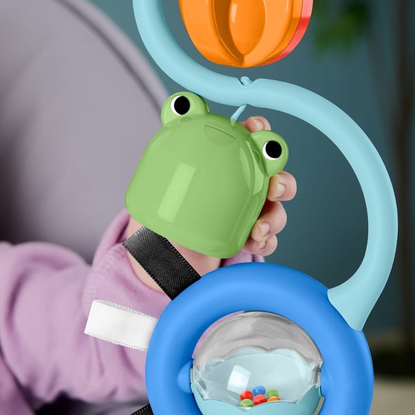 Fisher-Price -leksak med sensoriska ljud för barnstol, brickaktivitet för spädbarn från 3 månader, 0,25 År, Plast, Multifärg