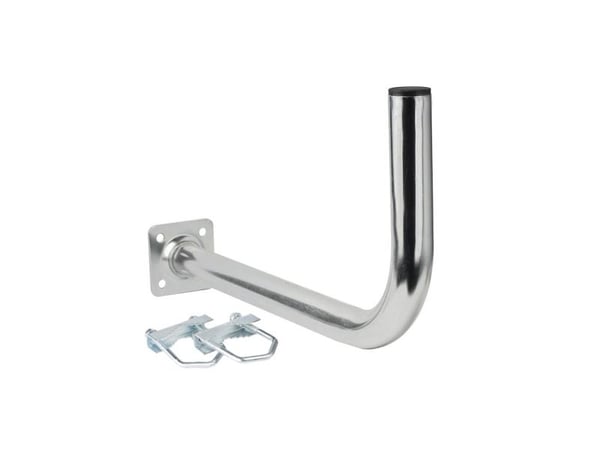 Extralink L500 BALCONY HANDLE MOUNT WITH U-BOLTS M8, Ruostumaton teräs, Kulmakiinnitin, 12 kg, Metallinen, Yleiskäyttö, Sinkkipinnoite
