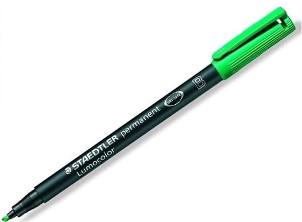 STAEDTLER Lumocolor foliokynä 1,0 - 2,5 mm vihreä