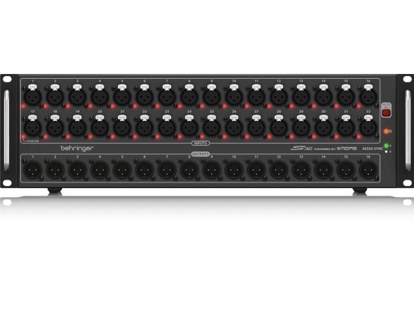 Behringer S32 digital stageboks, svart metall Behringer S32 digital stageboks, svart metall
