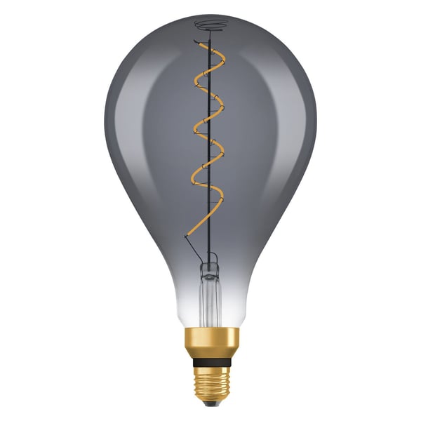 Vintage 1906 LED-kierrekantainen 5 W 818, 110 lumenia, E27, savu