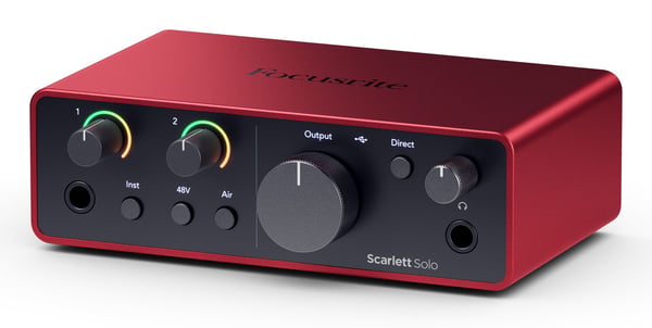 Focusrite Scarlett Solo 2-kanals lydkort 4th Gen USB-C