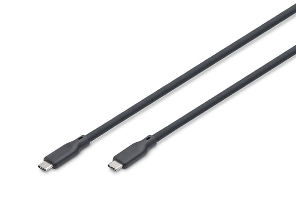 DIGITUS - USB-kabel - USB-C (hane) till USB-C (hane) - USB 3.1 - 50 cm - 10 Gbps SuperSpeed+ - svart