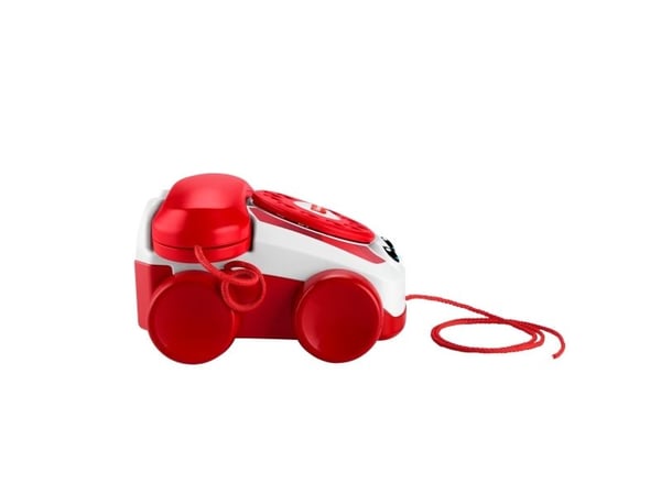 Fisher-Price Red Chatter Telephone, 1 vuosi/vuosia, Tuottaa ääntä, Muovi, Monivärinen