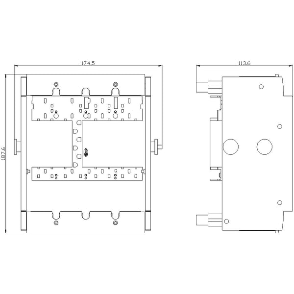 Siemens 3VA9124-0KD10 effektkontakt-tillbehör 1 st
