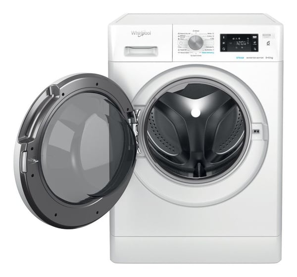 Whirlpool FFWDB 964489 WV EE kuivaava pesukone 6 kg, valkoinen