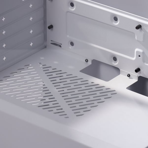 Cooler Master Elite 302 - MT - micro ATX - sidepanel med vindu (herdet glass) - ingen strømforsyning (ATX) - hvit - USB/lyd