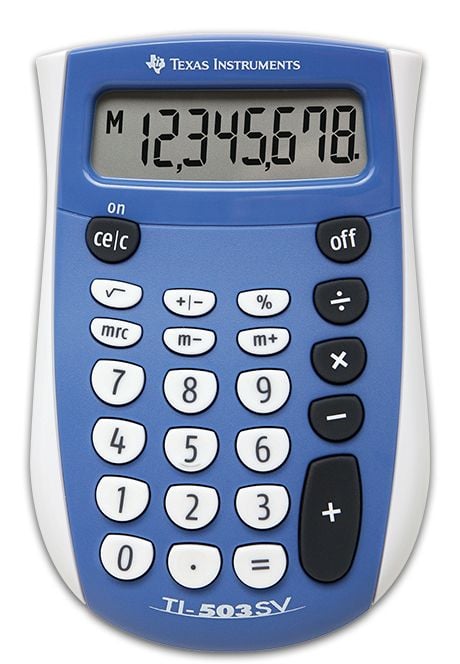 Texas Instruments TI-503 SV - Lommekalkulator - 8 sifre - batteri