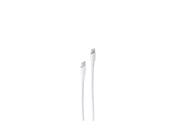 shiverpeaks BS14-13052, 1,5 m, USB C, Lightning, Hanstik, Hanstik, Hvid