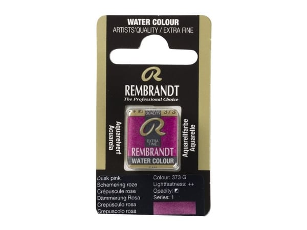 Rembrandt Watercolour Pan Dusk Pink 373