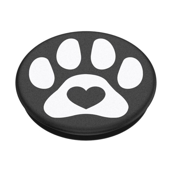 PopSockets 805579, Grepp, Svart, Vit, Varje varumärke, Hjärtmönster, 1 styck