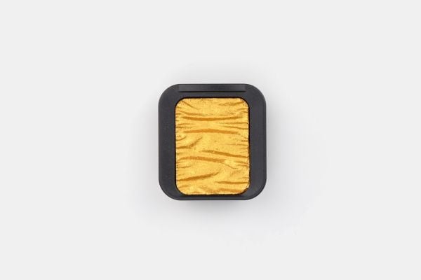 1 Pearlescent colour square, in a clamshell - "FINETEC" | Antique Gold