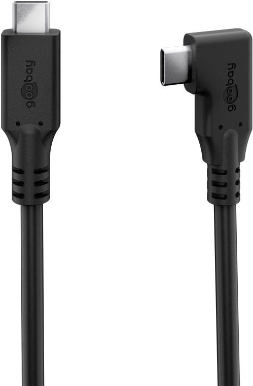 Goobay 79421, 1 m, USB C, USB C, USB 3.2 Gen 1 (3.1 Gen 1), 5 Gbit/s, Svart