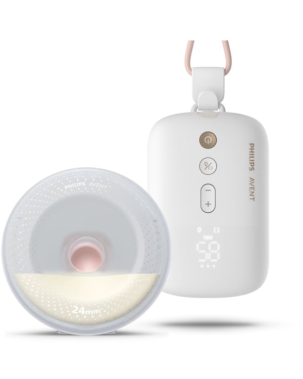 Philips AVENT Hands-free SCF543/11 Enkel elektrisk brystpumpe, Elektronisk, Hvit