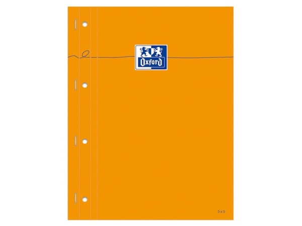 Oxford 100106289, Yksivärinen, Oranssi, A4, Matta, 80 g/m², Universaali