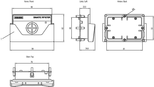 Siemens 6GT2890-0CA00, 100 mm, 15 mm, 42 mm, 8 g