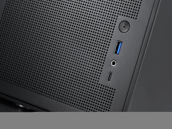 Mars Gaming MC-XPRO, Mini Tower, PC, Svart, Micro ATX, Mini-ITX, Netting, Hjem/Kontor