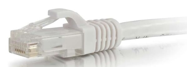 C2G Cat6 Booted Unshielded (UTP) Network Patch Cable - Koblingskabel - RJ-45 (hann) til RJ-45 (hann) - 30 cm - UTP - CAT 6 - formstøpt, uten hindri...