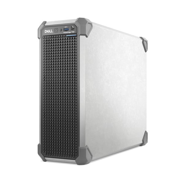 Dell PowerEdge T160 - Server - kompakt torn 1-vägs - 1 x Xeon 6325P / upp till 5.2 GHz - RAM 32 GB - SSD 480 GB - G200eW - Gigabit Ethernet - inget...