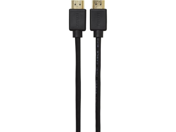 eSTUFF - High Speed - HDMI-kabel med Ethernet - HDMI hann til HDMI hann - 5 m - svart - 4K-støtte