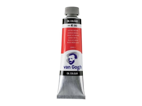 Van Gogh oljemaling tube Azo Red Medium 393