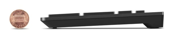 Lenovo Essential Wireless Combo Gen 2 - Tastatur- og mussett - trådløs - 2.4 GHz - QWERTY - amerikansk engelsk - svart - brun boks