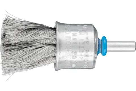 PFERD 43208012, Kopp stålbørste, 6 mm, 2,3 cm, 20000 RPM, 10 stykker