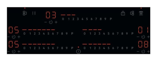 AEG TK85IM00FB, musta, upotettava, 78 cm, induktioliesi, 5 keittoaluetta, 5 keittoaluetta