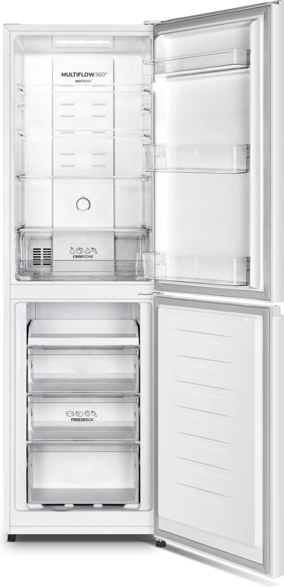 Gorenje NRK418ECW4 kombiskap 256 L energiklasse E 55 cm hvit