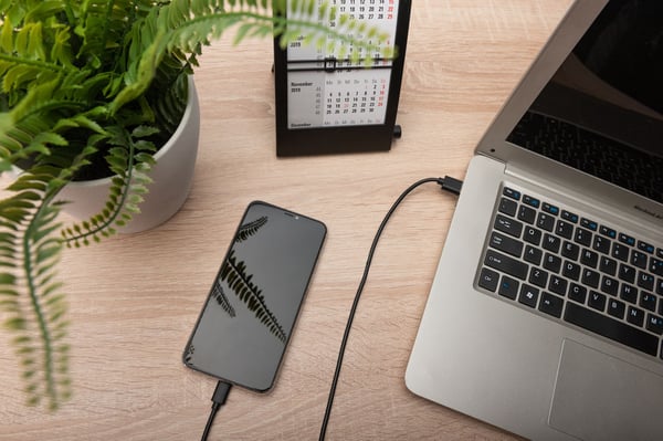 ASSMANN - USB-kabel - USB typ A (hane) till USB-C (hane) - USB 3.0 - 1 m - formpressad - svart