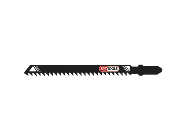 KS Tools 129.3106, Palapelisahanterät, muovi, vaneri, puu, kromivanadiiniteräs (Cr-V), musta, 5 kpl