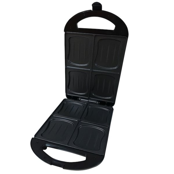 Emerio Sandwichtoaster XXL Family 4x Muschelform, Antihaft (ST-111153.4)