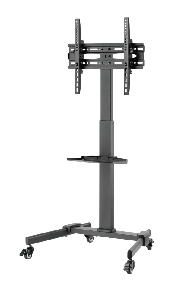Gembird TVS-55T-01, 139,7 cm (55"), 100 x 100 mm, 400 x 400 mm, -10 - 10°, Muovi, Terästä, Musta