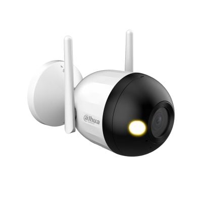 Dahua Technology F2C-LED, IP-turvakamera, Sisätila ja ulkotila, Langallinen & langaton, Katto/seinä, musta, Valkoinen, Luoti (muoto)