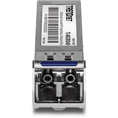 TRENDnet TI-MGBS40 - SFP (mini-GBIC) transceivermodul - 1GbE - 1000Base-LX - LC-enkeltmodus - opp til 10 km - 1310 nm - TAA-samsvar
