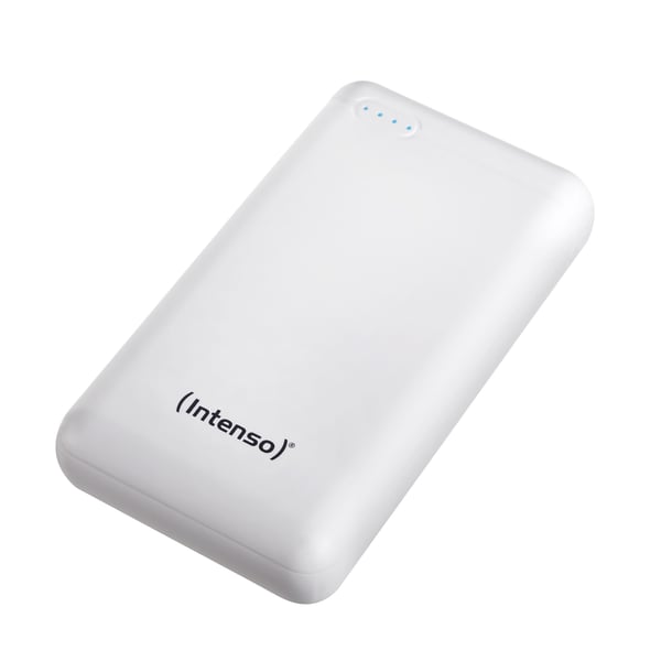 Intenso XS20000 - Powerbank - 20000 mAh - 3,1 A - 2 lähtöliitäntää (USB, USB-C) - valkoinen - valkoinen