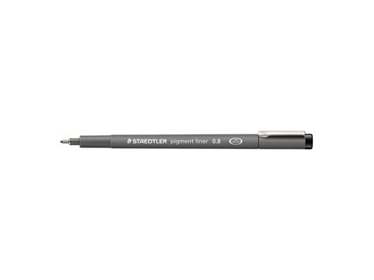 STAEDTLER pigment liner 308 - Fineliner - svart - fargeblekk - 0.8 mm