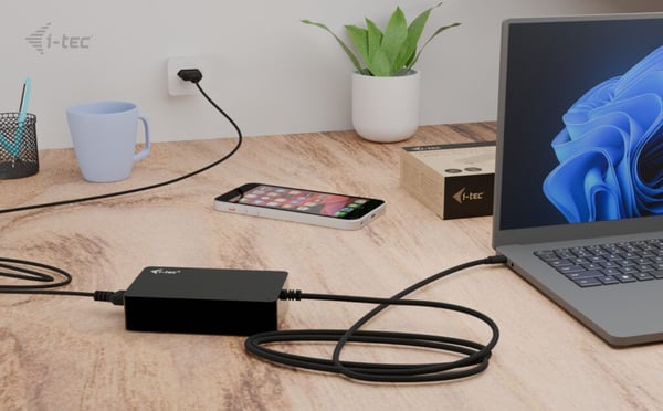 i-Tec - USB-C-strømadapter - AC 100-240 V - 140 watt