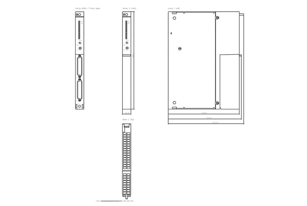 Siemens 6ES7461-3AA01-0AA0 6ES74613AA010AA0 PLC-liitäntä