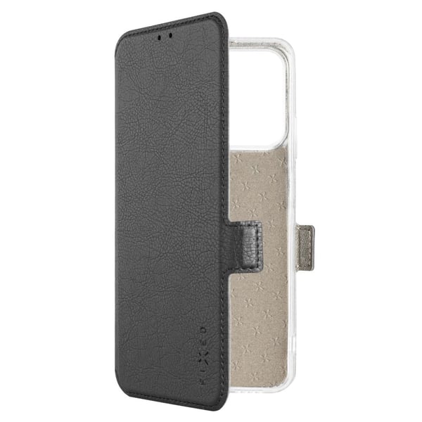 FIXED Topic, Folio-kotelo, Xiaomi, Realme C61/C63/Note 60, 17,1 cm (6.74"), musta
